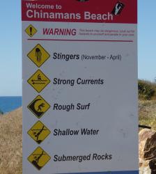 Beach warnings